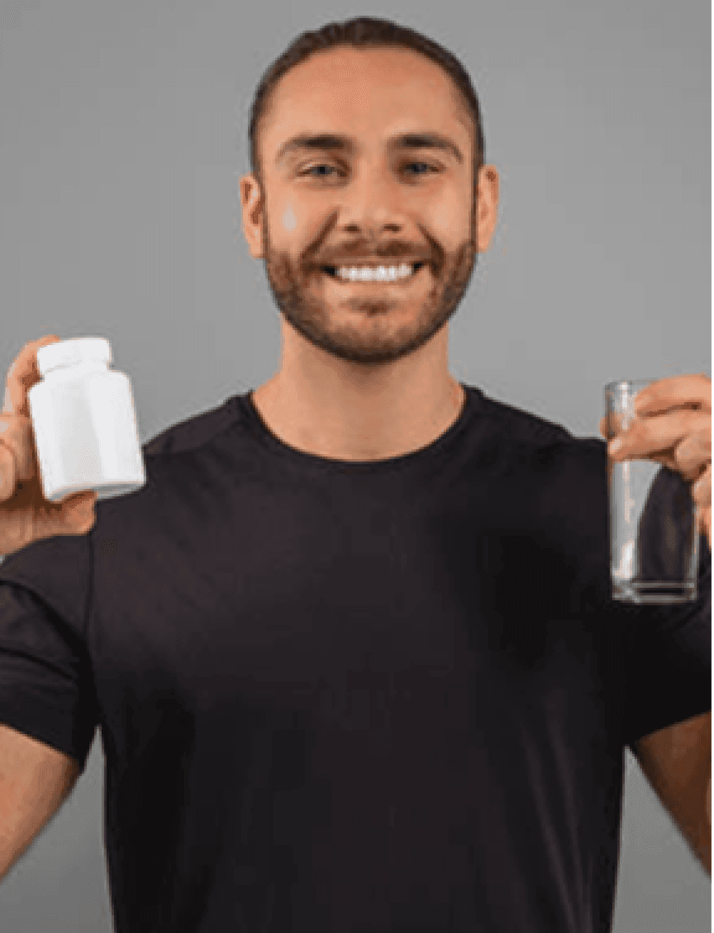Man with medication